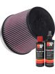 K&N Air Filter RU-1014 + Recharge Kit