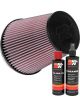 K&N Air Filter RU-1041 + Recharge Kit