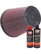 K&N Air Filter RU-1044 + Recharge Kit