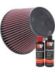 K&N Air Filter RU-1048 + Recharge Kit