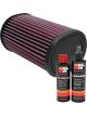 K&N Air Filter RU-1390 + Recharge Kit