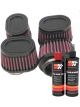 K&N Air Filter RU-1824 + Recharge Kit