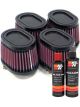 K&N Air Filter RU-2454 + Recharge Kit