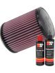 K&N Air Filter RU-2820 + Recharge Kit