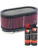 K&N Air Filter RU-2970 + Recharge Kit