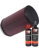 K&N Air Filter RU-3040 + Recharge Kit