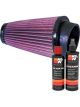 K&N Air Filter RU-3120 + Recharge Kit