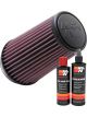 K&N Air Filter RU-3130 + Recharge Kit