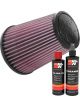 K&N Air Filter RU-3250 + Recharge Kit