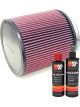 K&N Air Filter RU-3260 + Recharge Kit