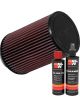 K&N Air Filter RU-5045 + Recharge Kit