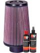 K&N Air Filter RU-5122 + Recharge Kit