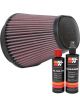 K&N Air Filter RU-70031 + Recharge Kit