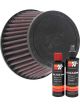 K&N Air Filter RU-8100 + Recharge Kit