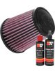 K&N Air Filter RU-9630 + Recharge Kit