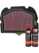 K&N Air Filter SU-1308 + Recharge Kit