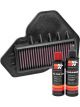 K&N Air Filter SU-1517 + Recharge Kit