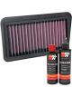K&N Air Filter SU-3917 + Recharge Kit