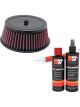 K&N Air Filter SU-4000 + Recharge Kit