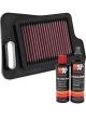 K&N Air Filter SU-4007 + Recharge Kit