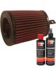 K&N Air Filter SU-5002 + Recharge Kit