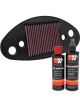 K&N Air Filter SU-8001 + Recharge Kit