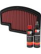 K&N Air Filter TB-1221 + Recharge Kit