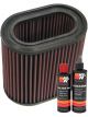 K&N Air Filter TB-2204 + Recharge Kit
