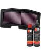 K&N Air Filter TB-6713 + Recharge Kit