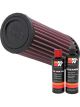 K&N Air Filter TB-9004 + Recharge Kit