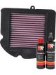 K&N Air Filter YA-0116 + Recharge Kit