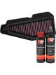 K&N Air Filter YA-1113 + Recharge Kit