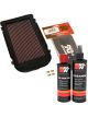 K&N Air Filter YA-3502-T + Recharge Kit