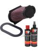 K&N Air Filter YA-6601 + Recharge Kit
