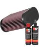 K&N Air Filter YA-6914 + Recharge Kit