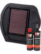 K&N Air Filter YA-7007 + Recharge Kit
