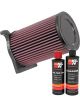 K&N Air Filter YA-7016 + Recharge Kit