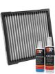 K&N Cabin Air Filter VF2033 + Recharge Kit