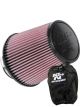 K&N Universal Clamp-On Air Filter RU-4180 + Filter Wrap