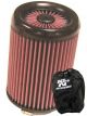K&N Clamp-On Round Straight Air Filter X-Stream RX-2820 + Filter Wrap