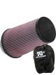 K&N Universal Clamp-On Air Filter RU-3690 + Filter Wrap