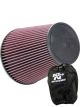 K&N Universal Clamp-On Air Filter RU-1044 + Filter Wrap
