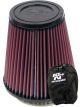 K&N Clamp-On Round Tapered Air Filter RF-1031 + Filter Wrap