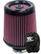 K&N Round Tapered X-Stream Clamp-On Air Filter RX-4860 + Filter Wrap