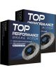 2 x Top Performance Drilled Slotted Disc Brake Rotor 324mm TD2029DSL TD2029DSR