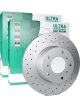 2 x Protex Ultra Performance Disc Brake Rotor 286mm PDR041HSR PDR041HSL