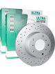 2 x Protex Ultra Performance X-Drilled Disc Brake Rotor 320mm PDR1010X