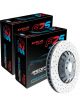 2 x Bremtec Evolve F2S Plus Disc Brake Rotor 330mm BDR90086LEV BDR90086REV