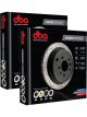 2 x DBA 4000 T3 Slotted Disc Brake Rotor 282mm DBA4479SL DBA4479SR