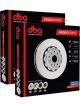 2 x DBA 5000 HD Disc Brake Rotor Black 282mm DBA5355BLKL DBA5355BLKR